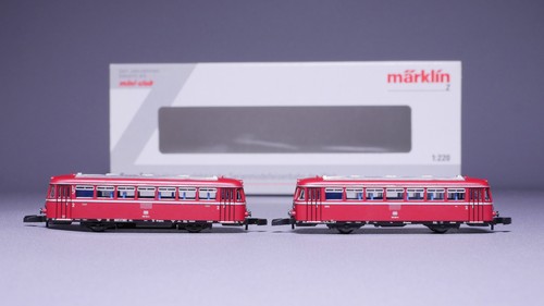 Spur Z Märklin 88167 Schienenbus BR 798 mit Beiwagen BR 998 DB in OVP #LZ_1066 | Condition: Gebraucht