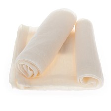 Treebox Passiertuch 50x50 cm beige waschbar 60&deg;C Leinen & Bio Baumwolle Tuch