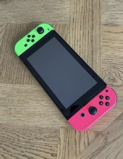 Nintendo Switch Console w Neon Pink/Green, Joy-Con Controllers (includes Case)