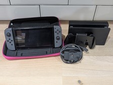 Nintendo Switch Console Grey w/ Carry Case, Dock, Charger, Controllers & HDMI