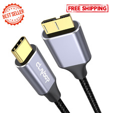 USB C to Micro B 3.0 Cable 1.5FT 10Gbps External Hard Drive Data Cable