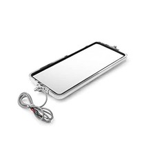 Yuanone Chrome Door Mirror Stainless Side Mirror Fit Peterbilt