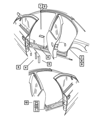 #ad Genuine Mopar Tire Pressure Label 4656997ab $30.69