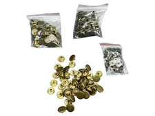 Snaps Tools 12.5mm Double Caps Fashion Spring Metal Snaps Set Bronze