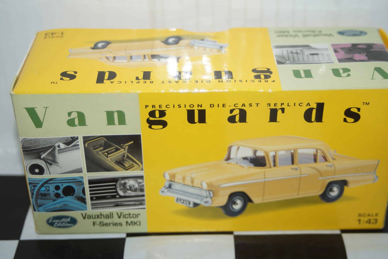 Vanguards Vauxhall Victor F-Series Mk1 Yellow VA38001 1:43 Scale