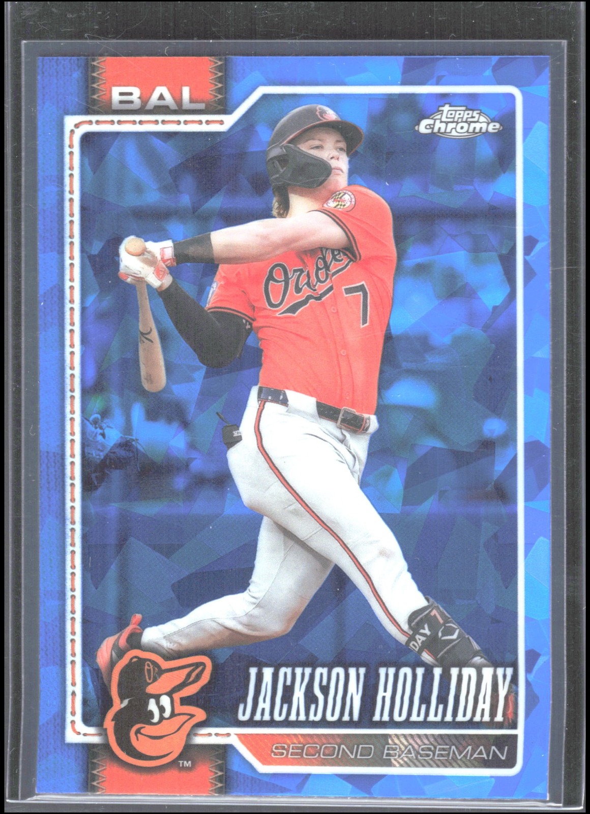 2026 Topps Chrome Sapphire Jackson Holliday #136 Orioles