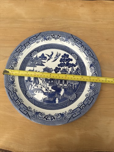 Johnson Bros Brothers Churchill Willow Blue White Dinnerware 6 Pieces Set - Picture 14 of 15