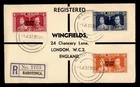DR WHO 1937 NEW ZEALAND COOK ISLANDS OVPT FDC KGVI CORONATION COMBO M70762