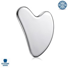 Stainless Steel Gua Sha Facial Body Massage Tool with Pouch