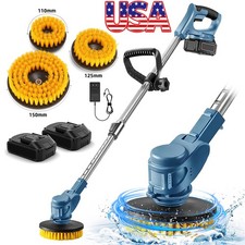 5000rpm Electric Spin Scrubber With Two Batteries Cordless Tile Floor Scrubber 5000rpm Electric Spin Scrubber With Two Batteries Cordless Tile Floor Scrubber