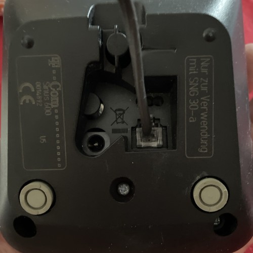 T COM Sinus 600 Schnurloses Mobiltelefon, Basis mit Mobilteil - Zdjęcie 7 z 13