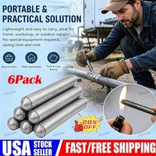 6Pack Low-Temperature Universal Welding Rods for Metal&mdash;Melt Easily New