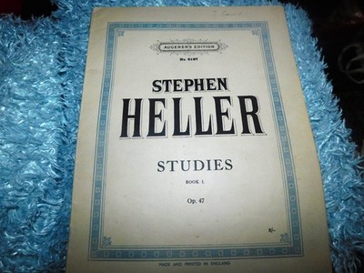 ALTES NOTENHEFT STEPHEN HELLER 25 STUDIENBUCH 1 Op47
