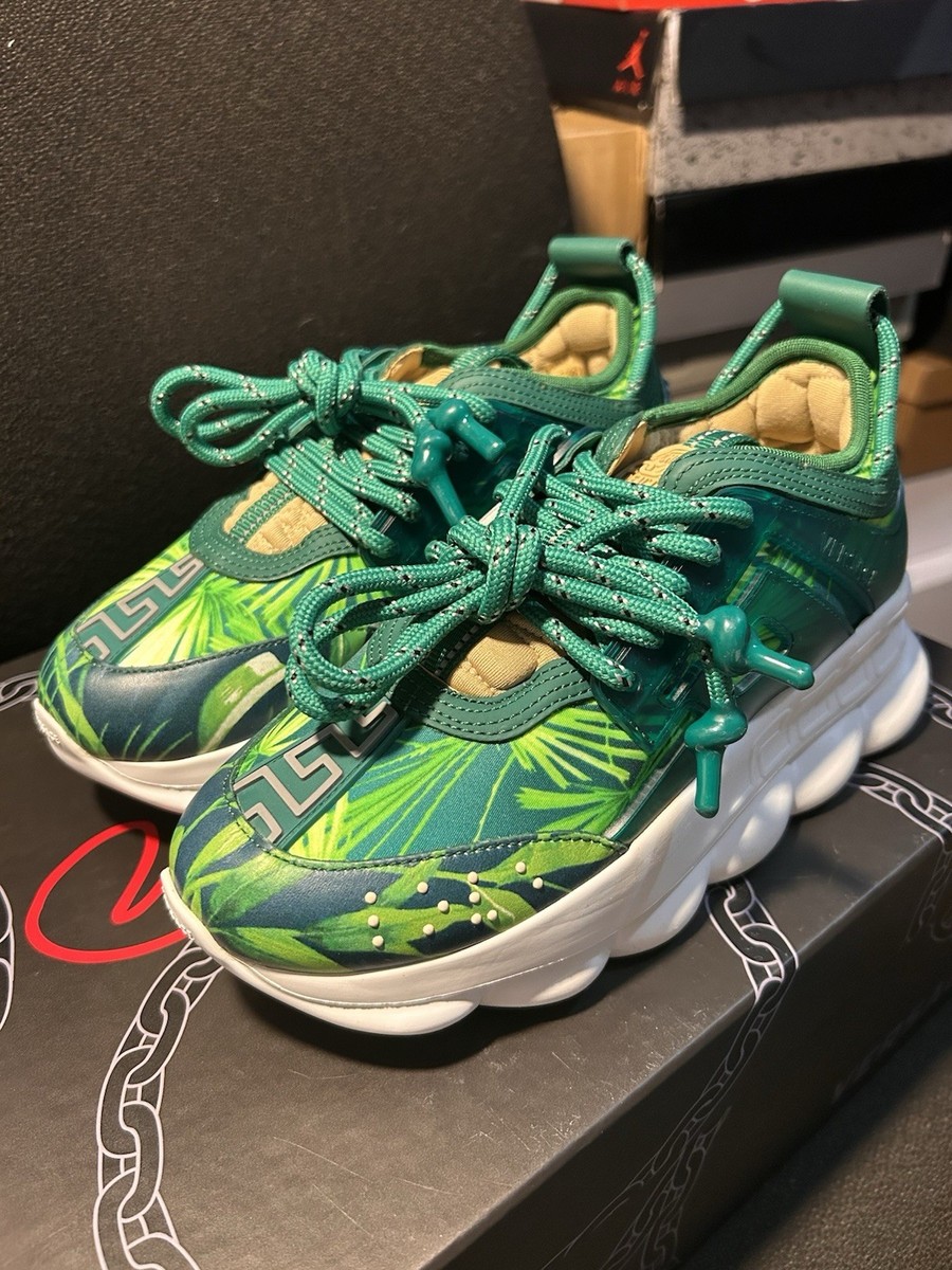 Size 5 - Versace Greca Barocco Trainer Black for sale online | eBay