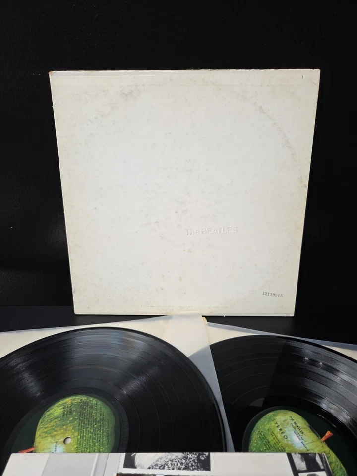 The Beatles White Album 2lp Vinyl OG 1968 2nd Press Numbered W/Poster VG+/EX+Wax - Image 2 of 4