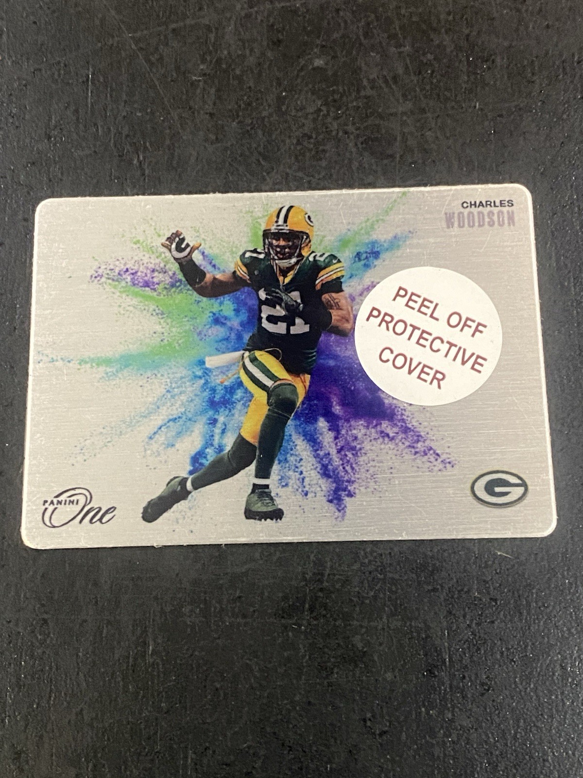 2024-25 Panini One Football Charles Woodson Metal Color Blast SSP