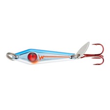 Tungsten Slim Spoon Ice Fishing Lure for Walleye, Crappie, 3/8 Oz, Blue