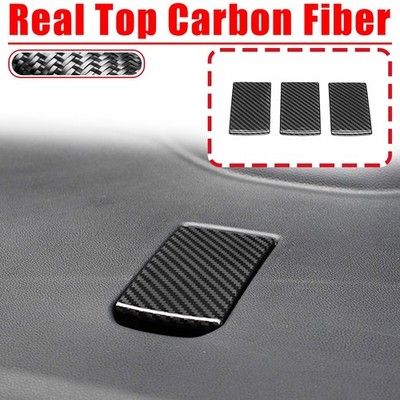For Subaru WRX 2022-2025 REAL Carbon Fiber Top Tether Seat Anchor Hook Cover ️