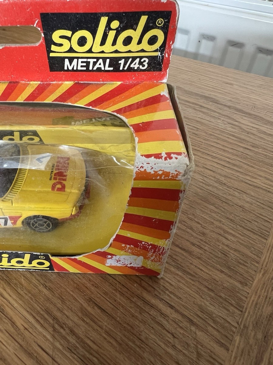 Solido 1203 Renault Fuego Coupe N°7 Dinin Jaune 1/43