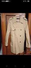 Damen Trenchcoat Beige Größe 44 Doppelreiher. Hoher Baunwoll-Anteil