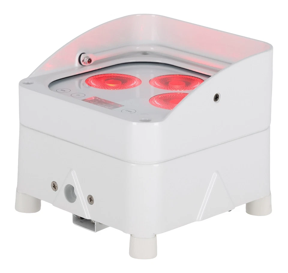 Rockville WET PAR 50 White Waterproof Battery DJ Light+Wireless DMX+RF Remote - Image 4 of 4