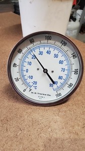 TRERICE BI-METAL THERMOMETER 52-2796 0    0-200 DEGREE F    4" STEM  SET OF 2