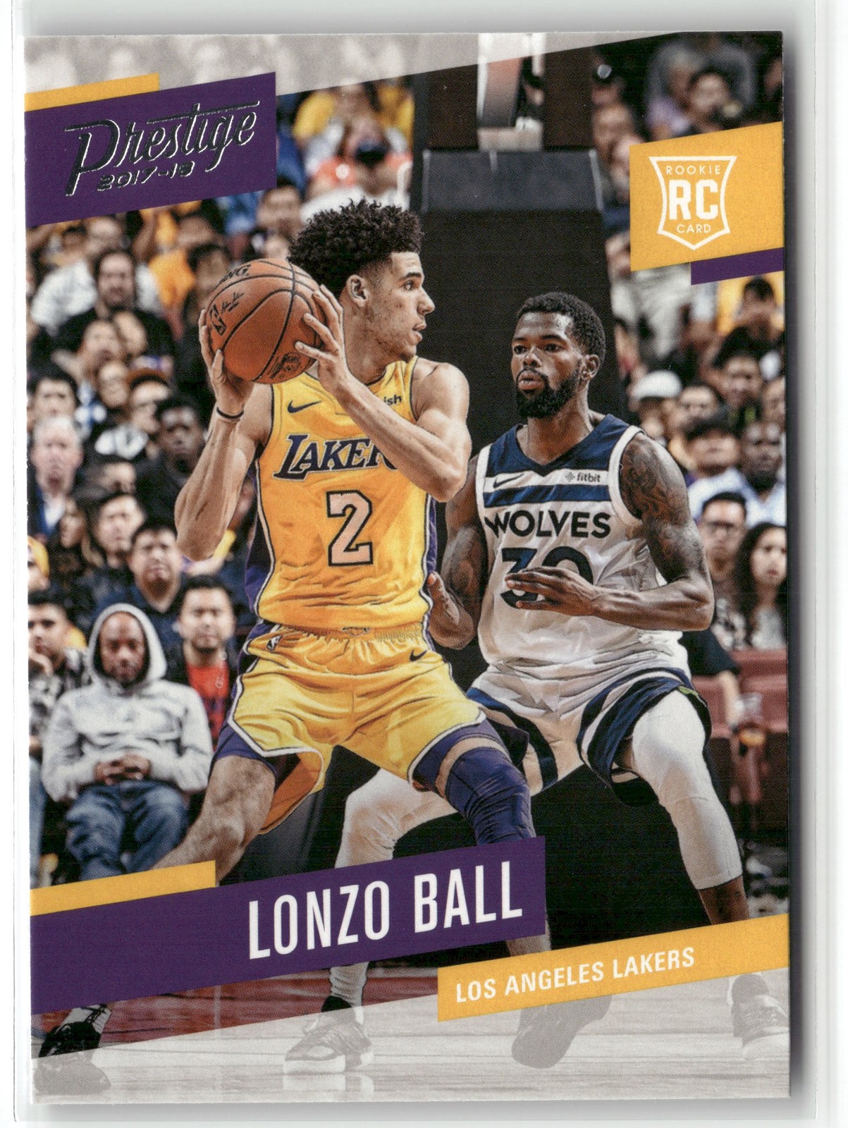 2017-18 Panini Prestige Lonzo Ball RC Rookie Los Angeles Lakers #152