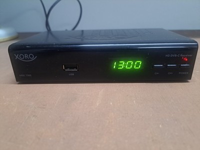 DVB-C Receiver mit USB-Recorder   XORO HRK 7560   Inkl. Fernbedienung