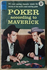 Poker According to Maverick - 1959 Dell First Edition Paperback Guide Book