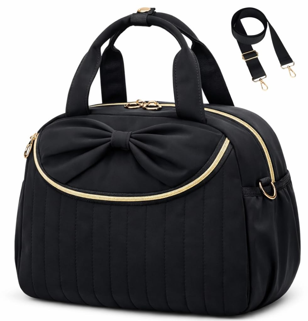 Lunch Bag for Women, Insulated Lunch Tote with Shoulder Strap, Cute Large Lun...