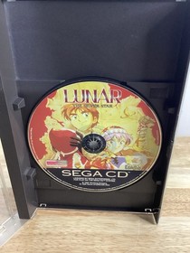 Lunar The Silver Star Sega CD CIB Complete w/ Foam TESTED