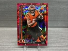 2025 Topps Chrome Sapphire Football Red Tee Higgins #59