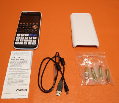 Casio FX-CG50 High Resolution 3D LCD Color Graphing Calculator Icon Menu Python