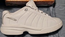 NIB Vintage L.A. GEAR White Silver Leather Sneakers Shoes Tori Size 9 Y2K