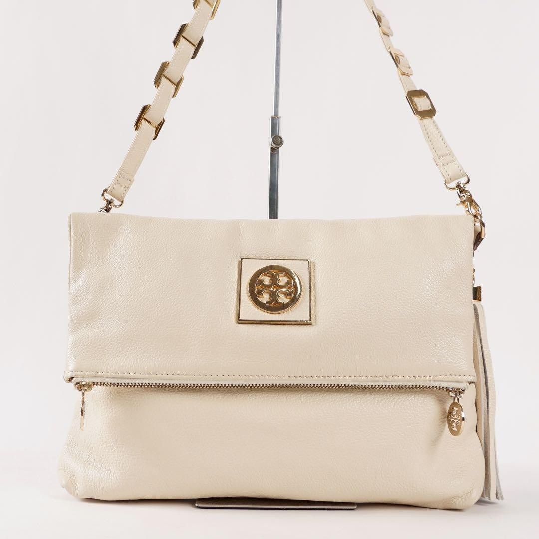 Tory Burch 2-way Shoulder Bag Clutch Tassel Leather Women's From Japan thumbnail 20