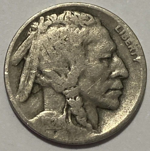 1924 D - Buffalo Nickel - Better Date - Partial Date Exact Coin Imaged #BF146