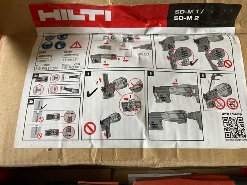 1 x New Hilti SD-M 2 Auto Feed Screw Screwdriver Magazine 2131149 SD - M 2 - Picture 2 of 5