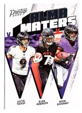 2023 Panini Prestige-Alma Maters Xtra Pts Purple #AM-24 Robinson/Duvernay/Tucker