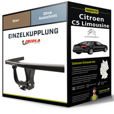 Starre Anhängerkupplung für CITROEN C5 Limousine 08-17 III Typ RD Imiola Hak-Pol