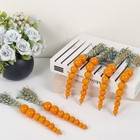 4pcs Easter Themed Wooden Beads Tassel Easter Wooden Beads Garland Decor