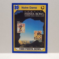 Notre Dame College Football Fiesta Bowl Card 74 (A)