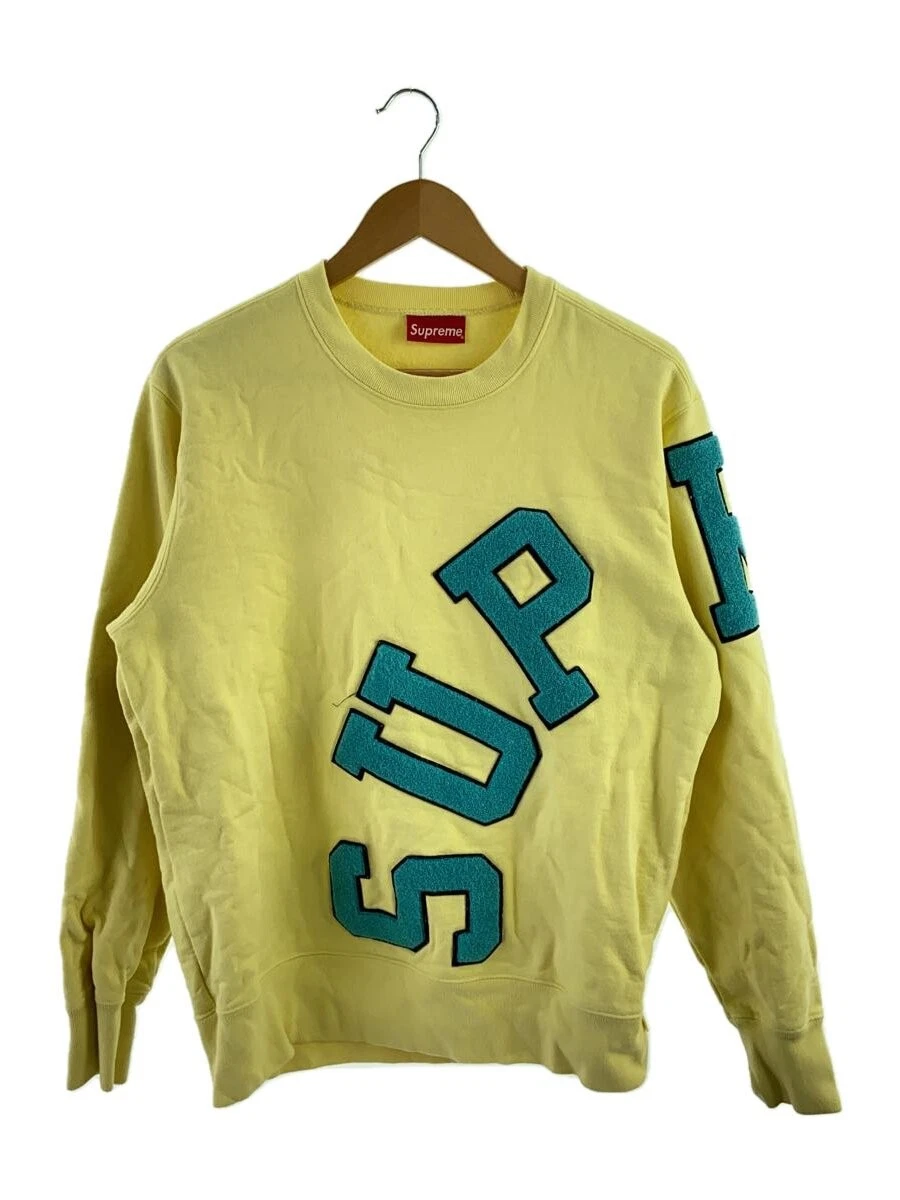 Sweat Supreme COU D'ÉQUIPAGE jaune M occasion