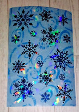 Snowflakes Stickers Sheet Prismatic Stickety Doo Da American Greetings