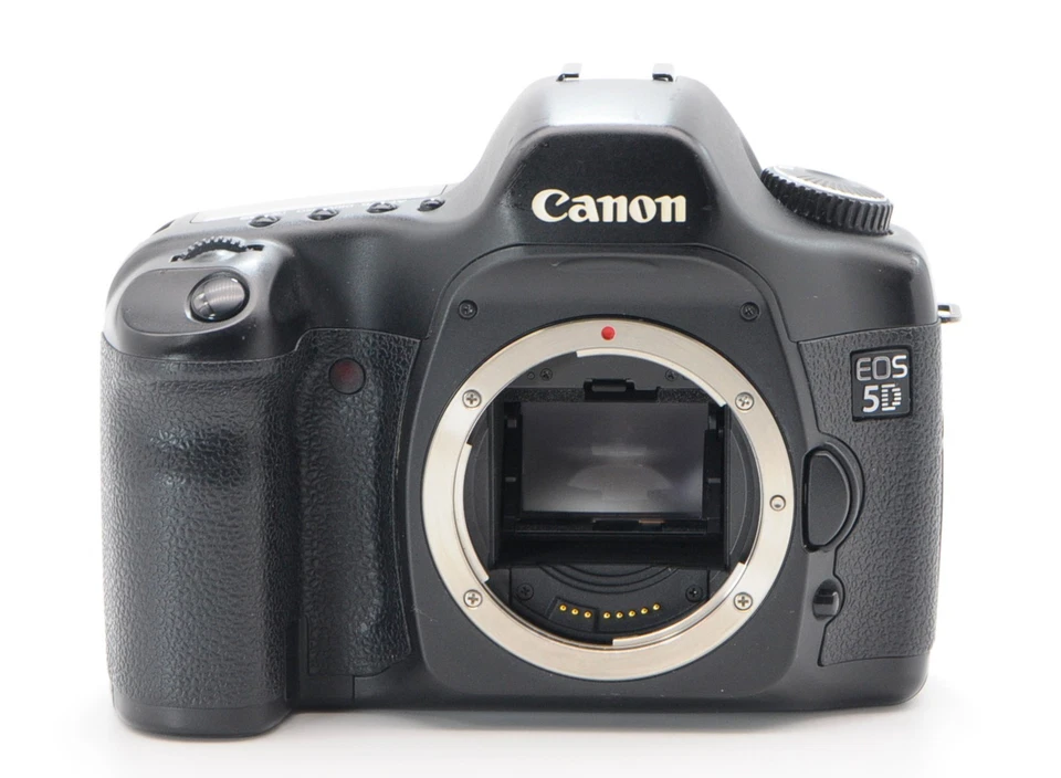 Cámara digital Canon EOS 5D 12,8 MP SLR con empuñadura de batería BG-E4 [Excelente+] Japón Foto 2 de 4