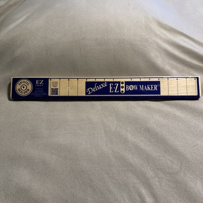 Deluxe EZ Bow Maker Wood Ribbon Tool No Dowels EZ Craft Bow Maker