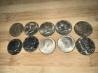 Lot of (10) 1964 Kennedy Half Dollars, 90% SILVER