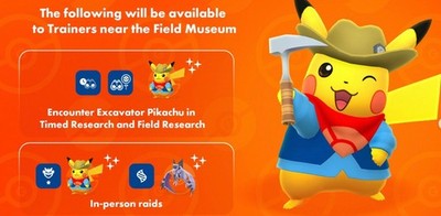 50 Excavator Pikachu via Field Research