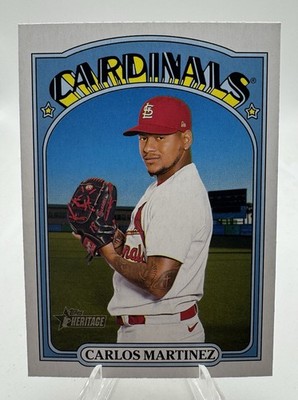 2021 Topps Heritage #559 Carlos Martinez St. Louis Cardinals