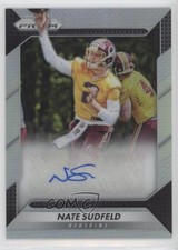 2016 Panini Prizm Rookie Auto Silver Prizm Nate Sudfeld #RA-NSF Auto 0o9