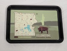 Yellowstone National Park Coin Credit Card Tray Wyoming State Map ~ Made in USA